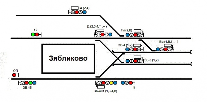 Карта метро зябликово