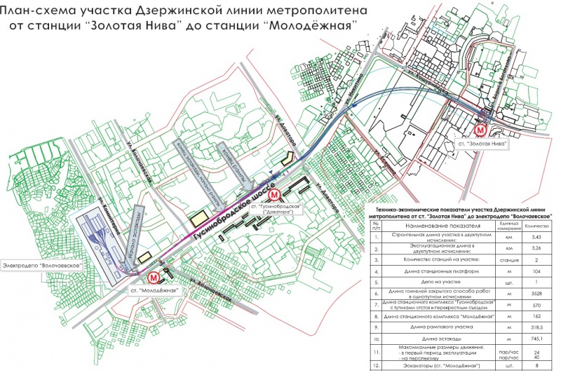 План метро в новосибирске