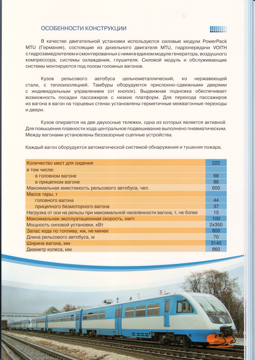 Схема рельсового автобуса ра2